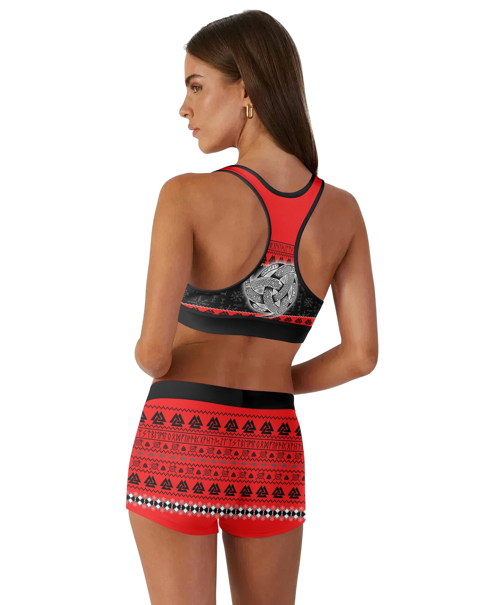 Odin Triskele Women's Padded Sports Bra
