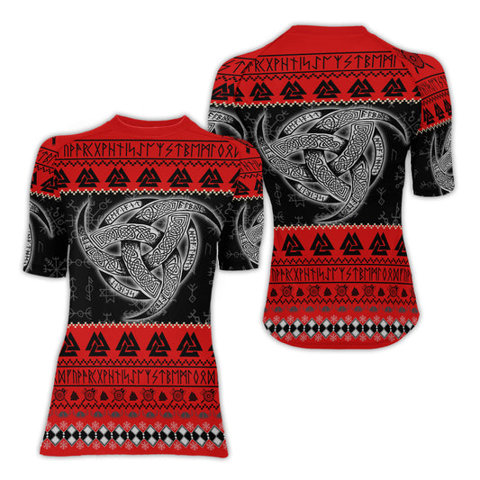 Odin Triskele Women's Short Sleeve Rash Guard
