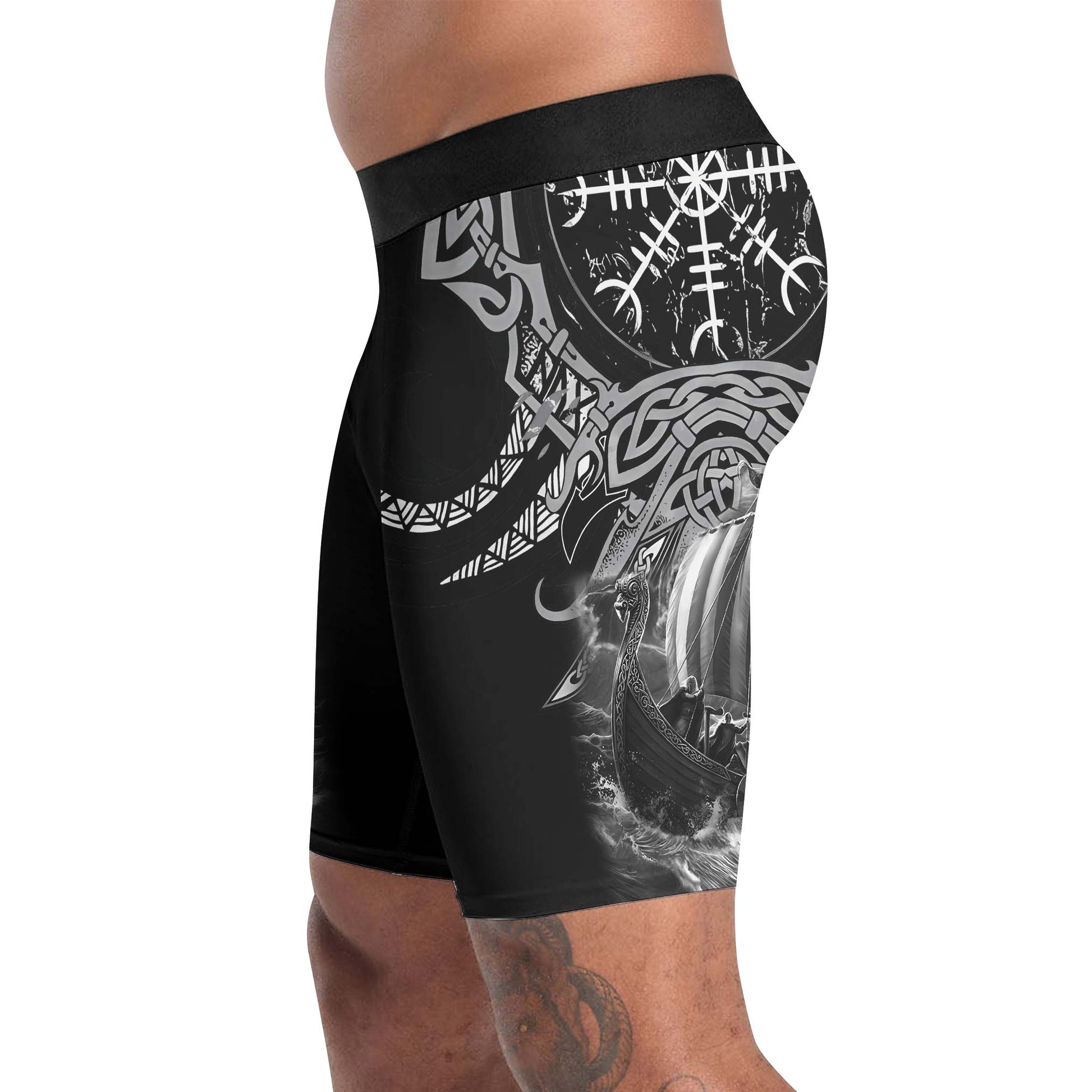 Odin Viking Symbol Compression Shorts
