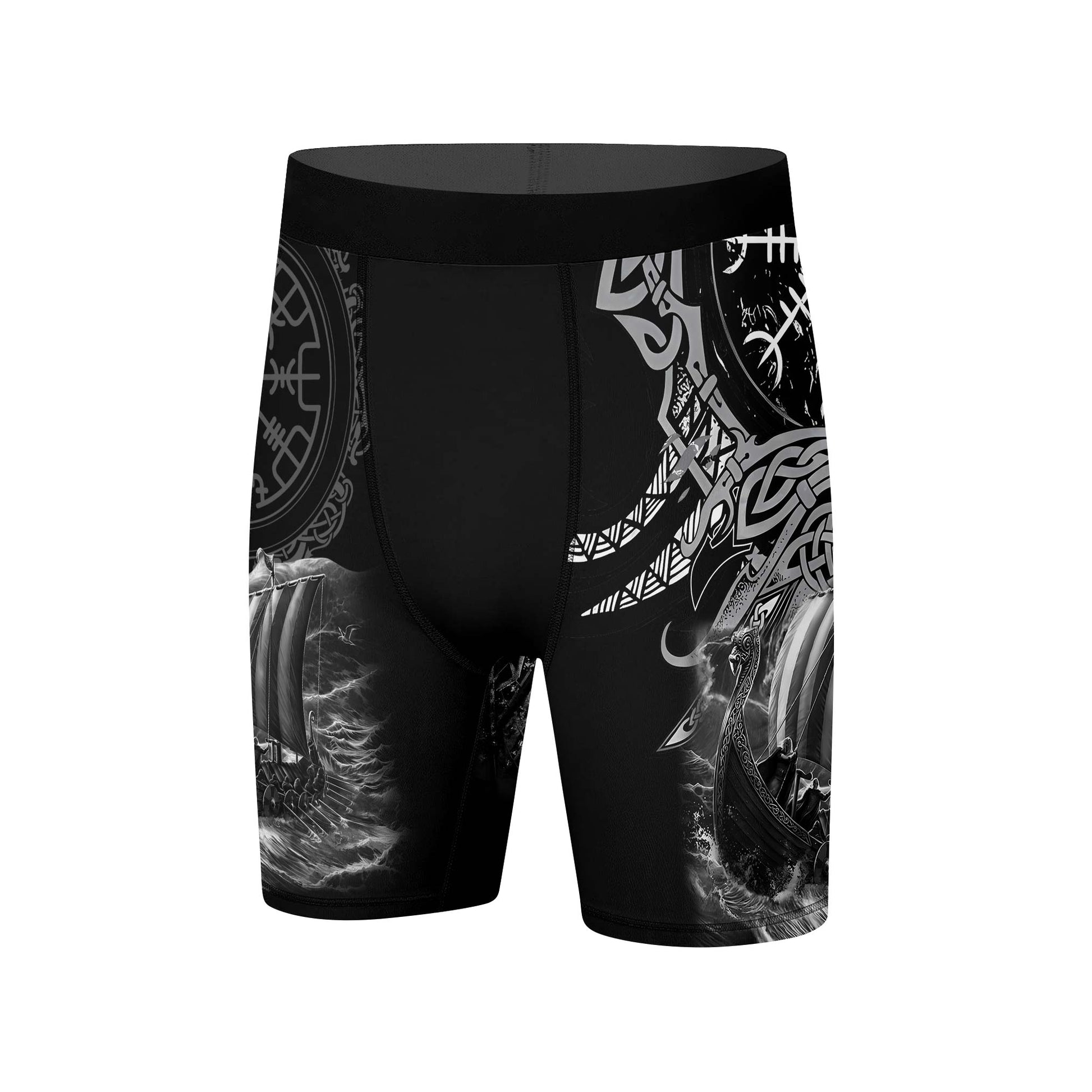 Odin Viking Symbol Compression Shorts