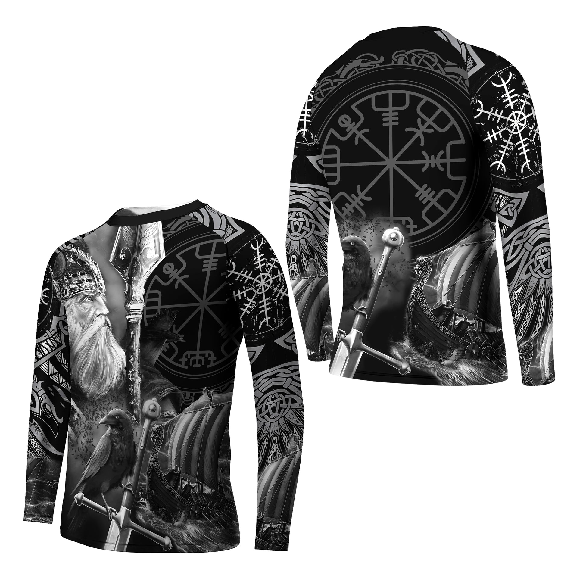 Odin Viking Symbol Kids Rash Guard