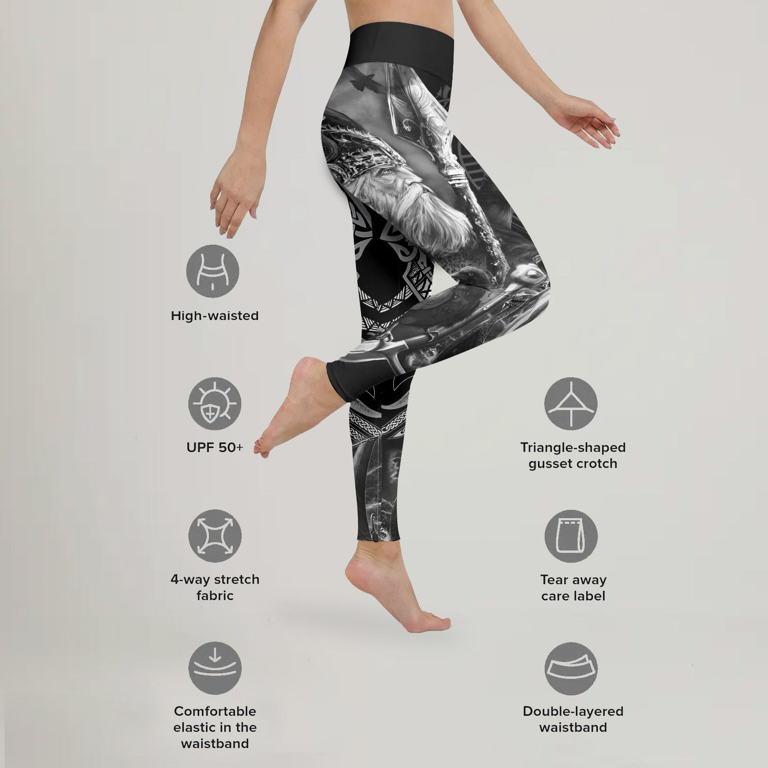 Odin Viking Symbol Leggings