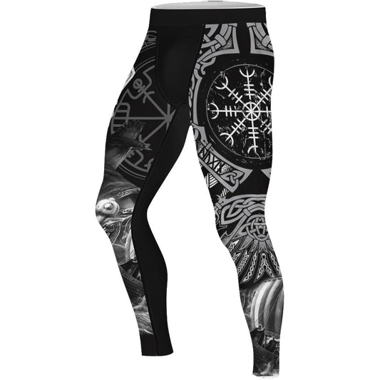 Odin Viking Symbol Men's Compression Leggings