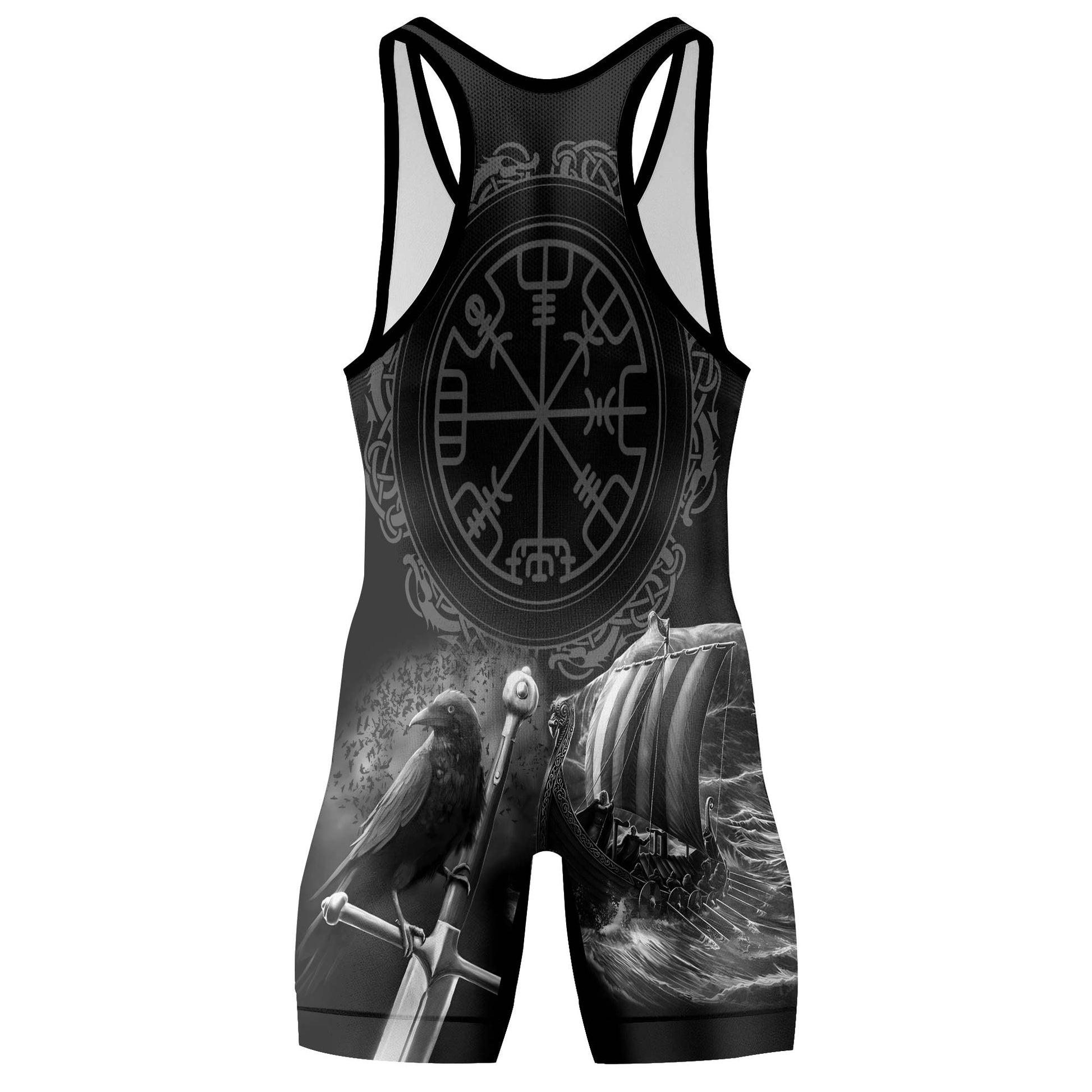 Odin Viking Symbol Wrestling Singlets