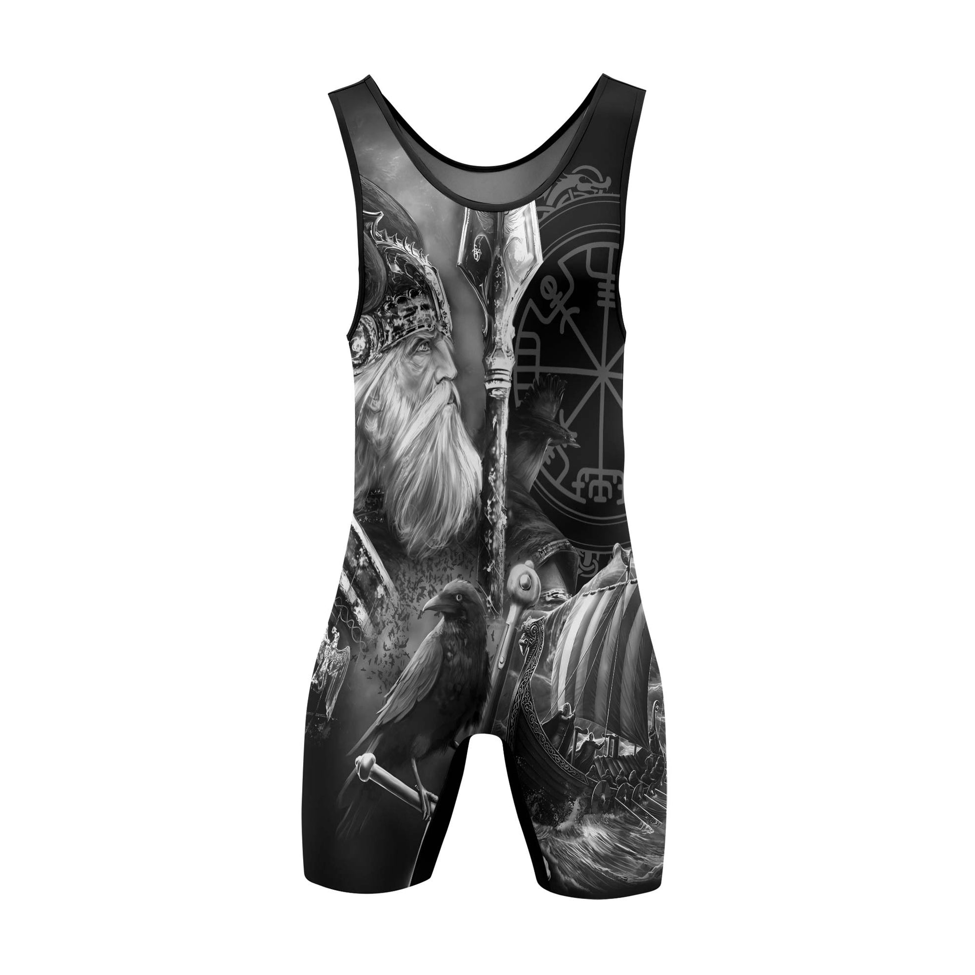 Odin Viking Symbol Wrestling Singlets