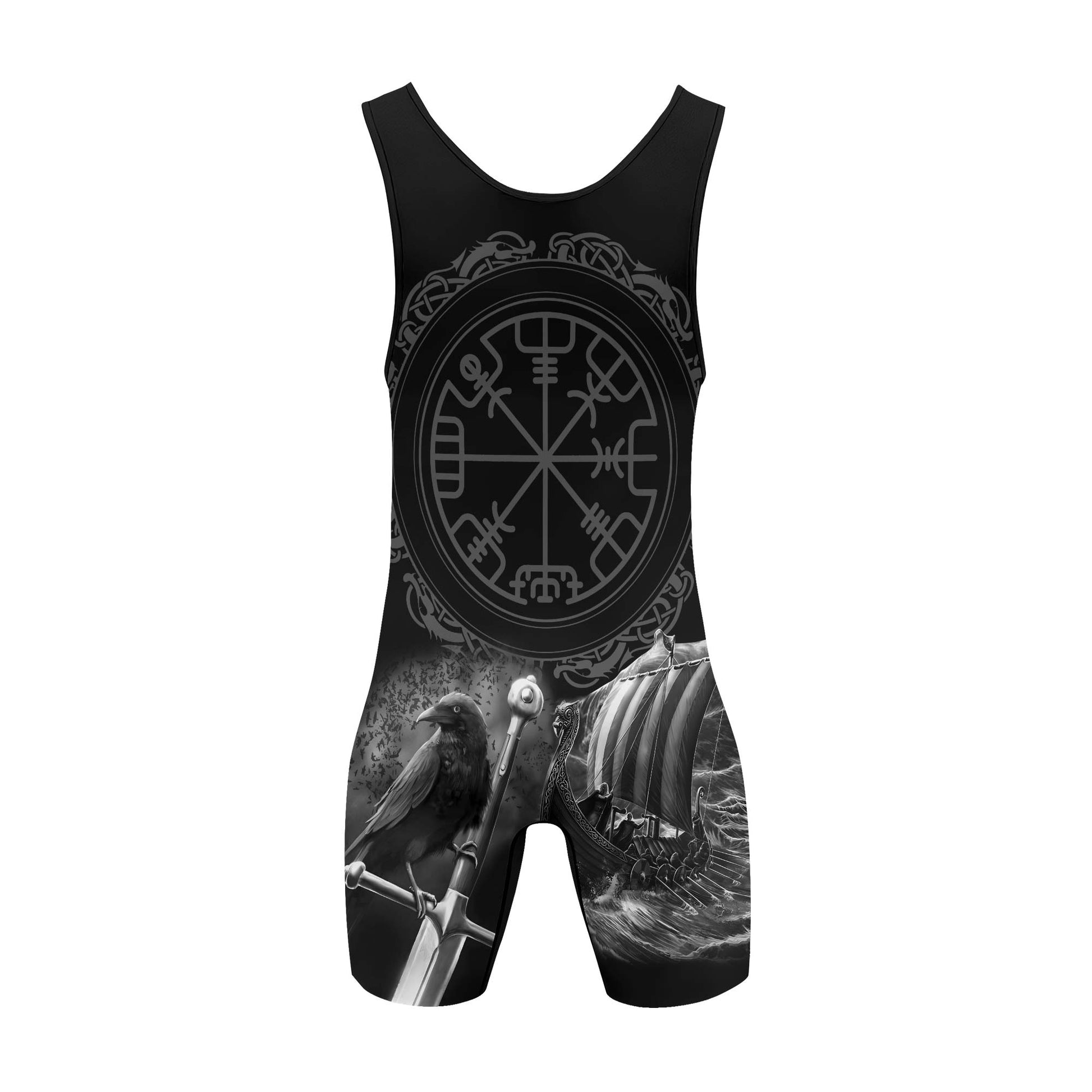 Odin Viking Symbol Wrestling Singlets