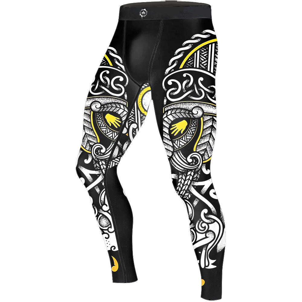 Odin' Eyes Men's Compression Leggings - BattleFitGear