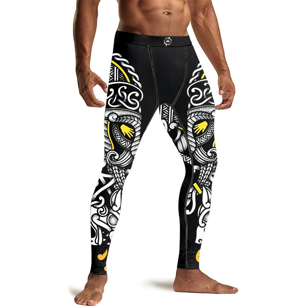 Odin' Eyes Men's Compression Leggings - BattleFitGear