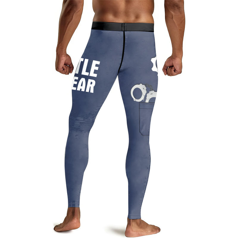 Officer Fighter Men's Compression Leggings