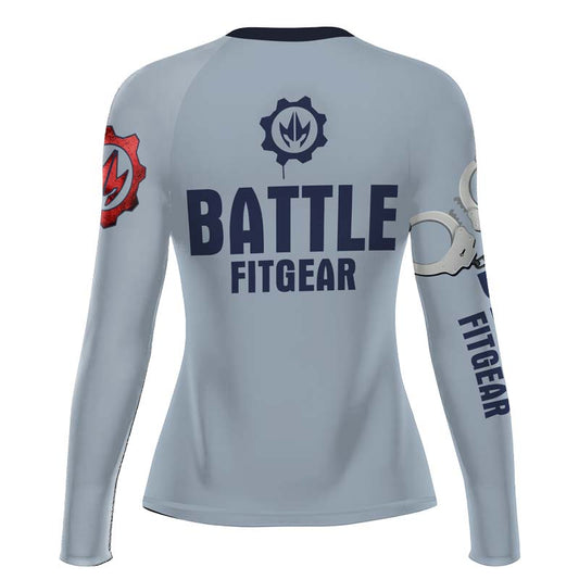 Officer Fighter Women's Long Sleeve Rash Guard