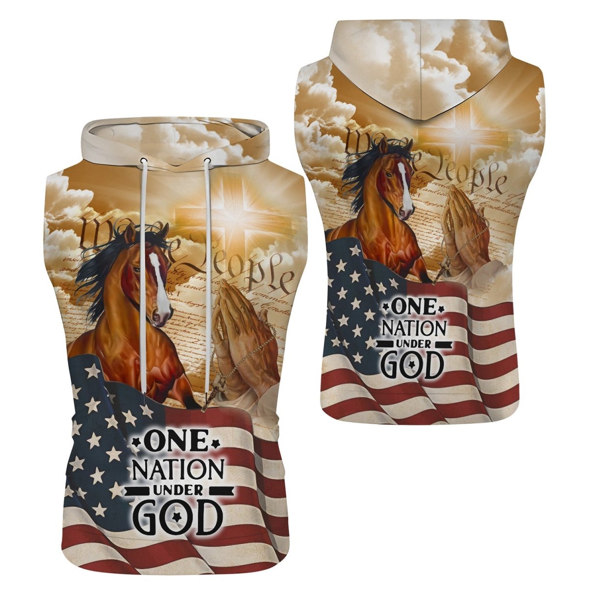 One Nation Under God Pullover & Zip Hoodie - BattleFitGear