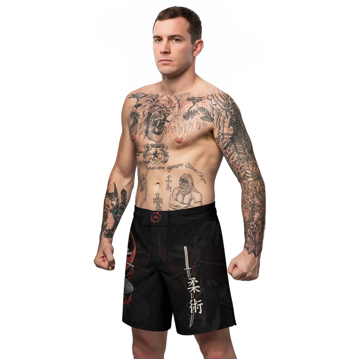 Oni Samurai Fight Shorts