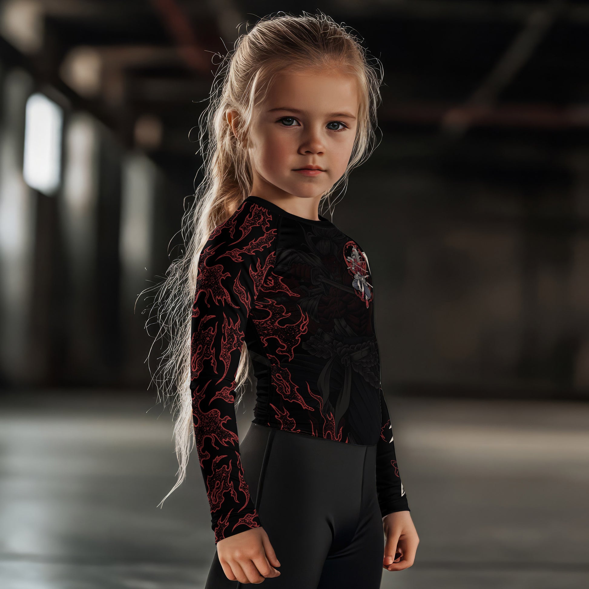 Oni Samurai Kids Rash Guard