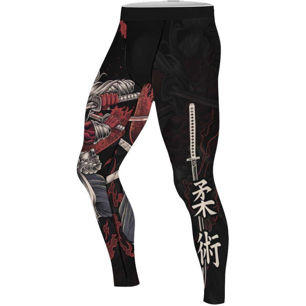 Oni Samurai Men's Compression Leggings