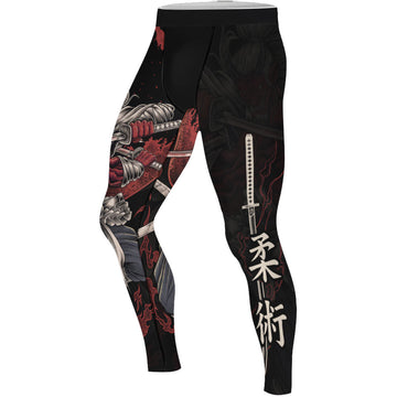 Oni Samurai Men's Compression Leggings