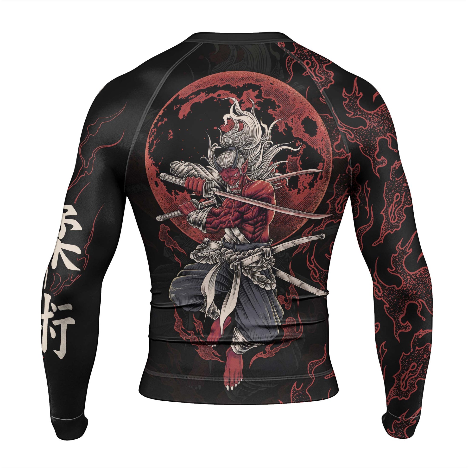 Oni Samurai Men's Long Sleeve Rash Guard