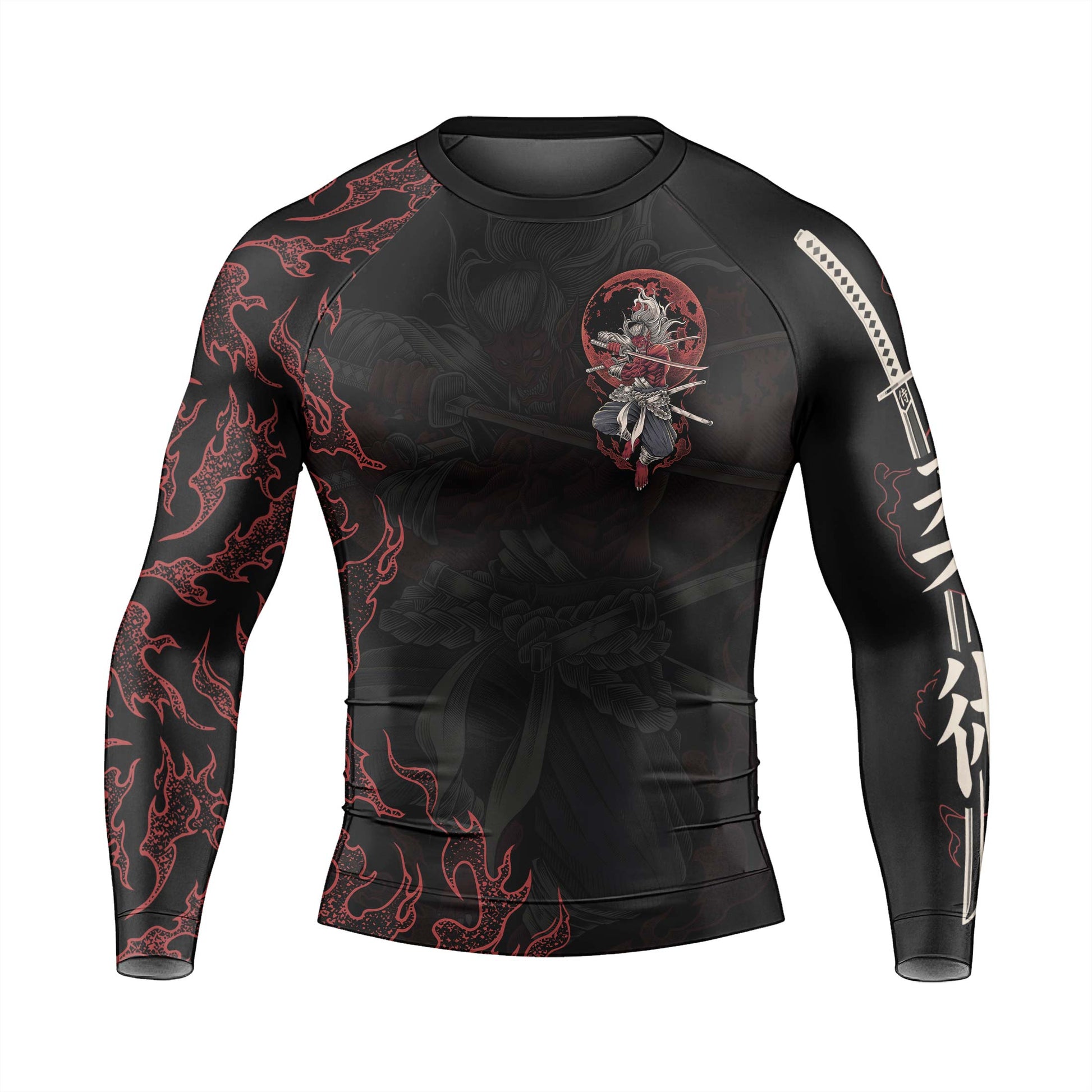 Oni Samurai Men's Long Sleeve Rash Guard
