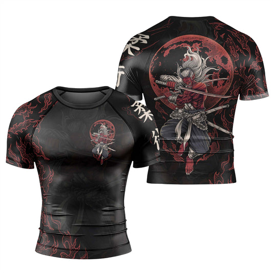 Oni Samurai Men's Short Sleeve Rash Guard