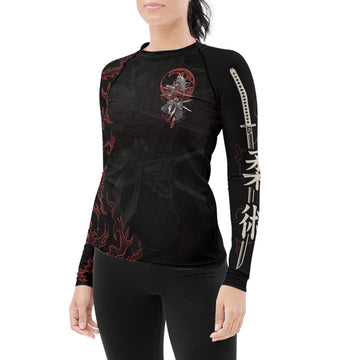 Oni Samurai Women's Long Sleeve Rash Guard