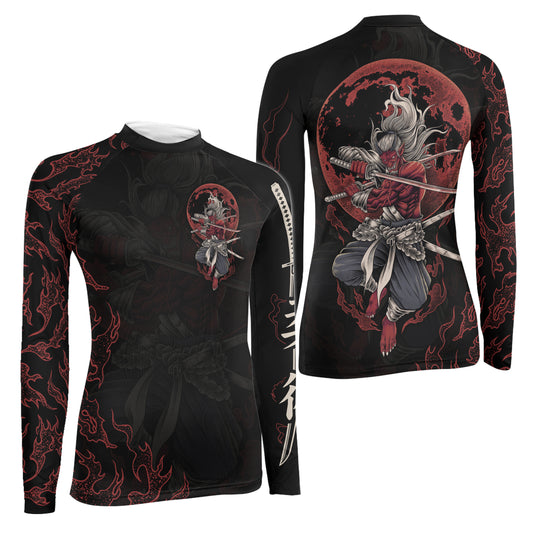 Oni Samurai Women's Long Sleeve Rash Guard