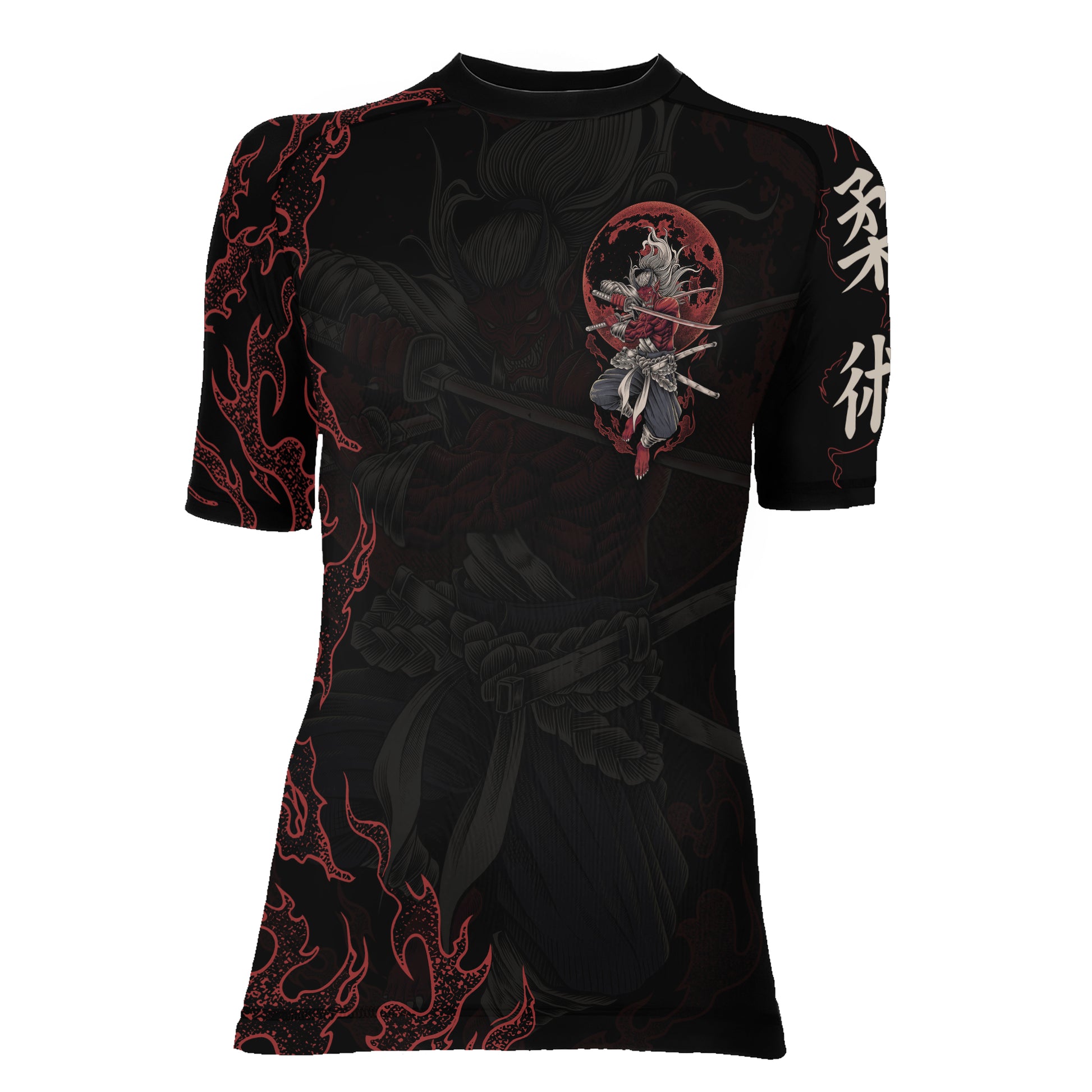 Oni Samurai Women's Short Sleeve Rash Guard