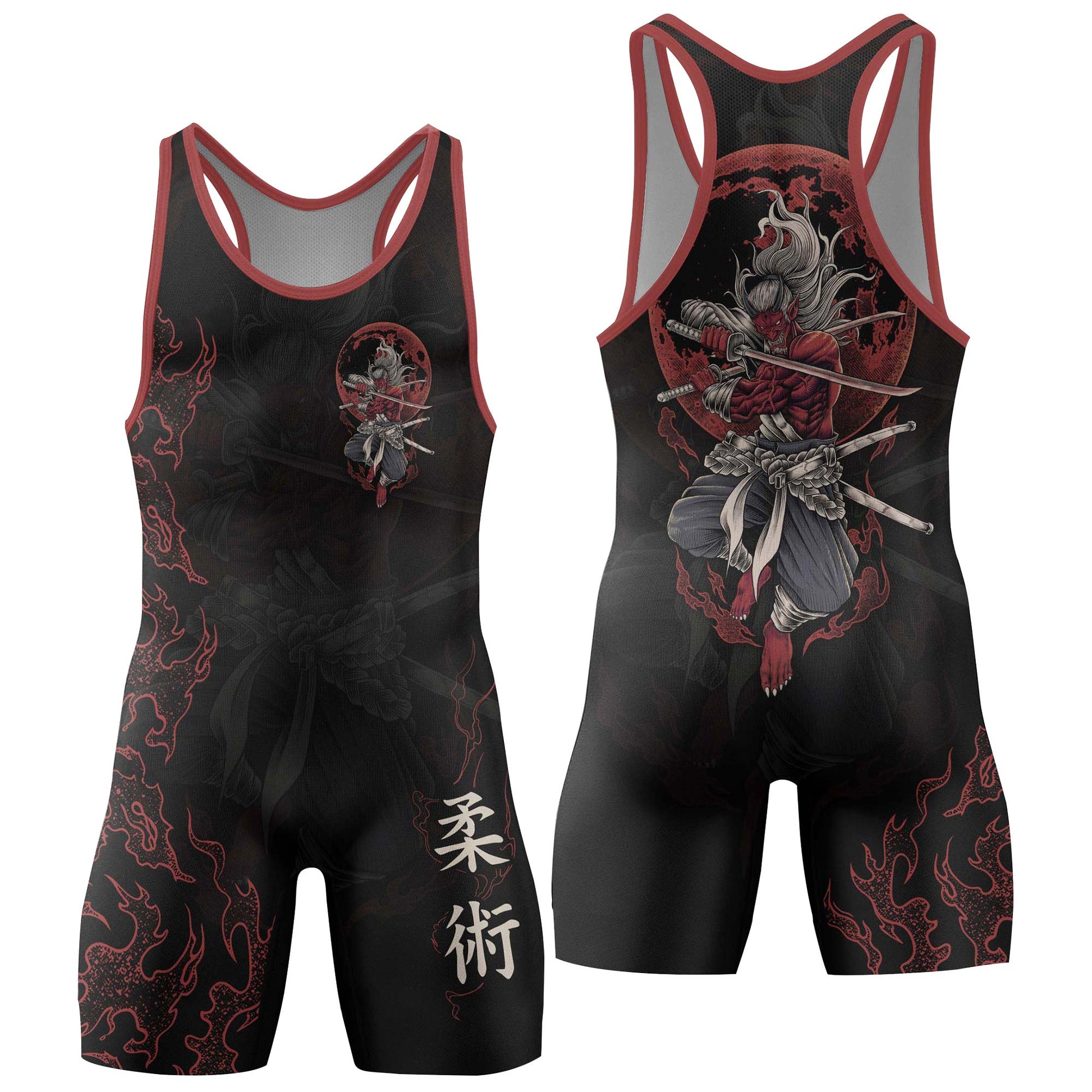 Oni Samurai Wrestling Singlets