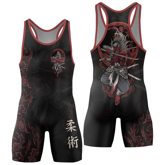 Oni Samurai Wrestling Singlets