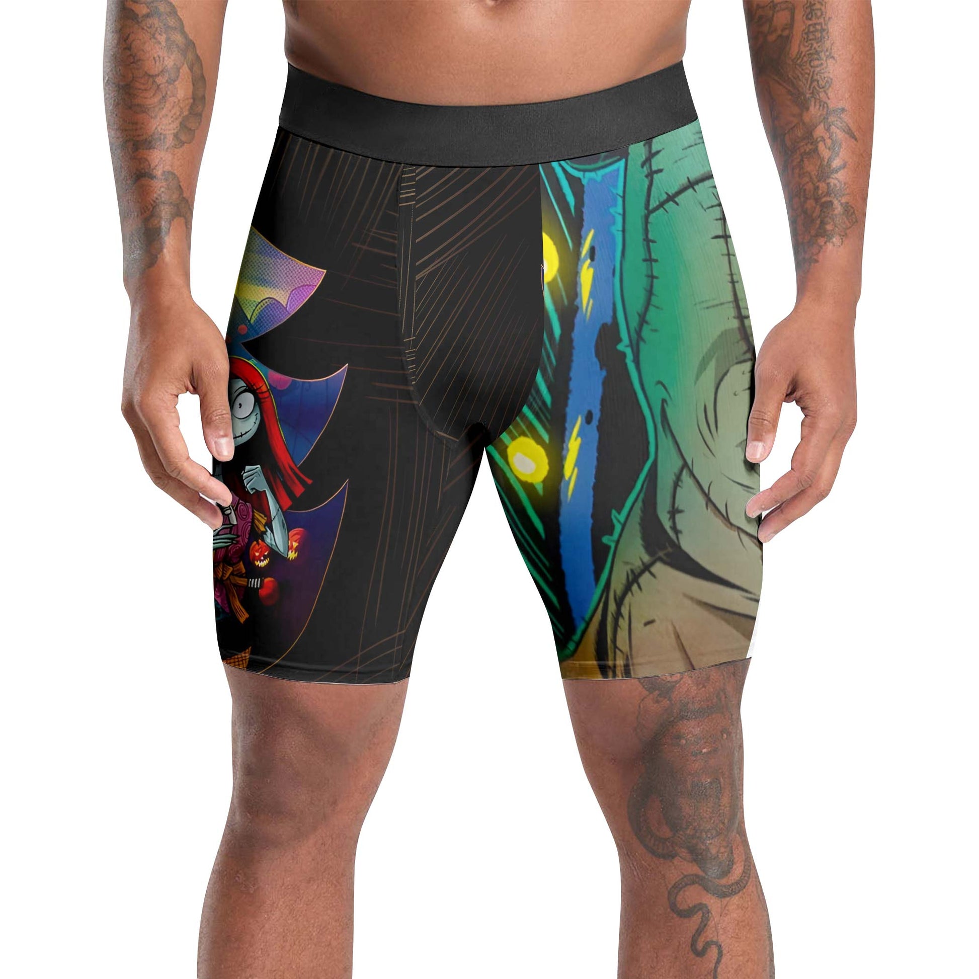 Oogie Boogie Christmas Compression Shorts