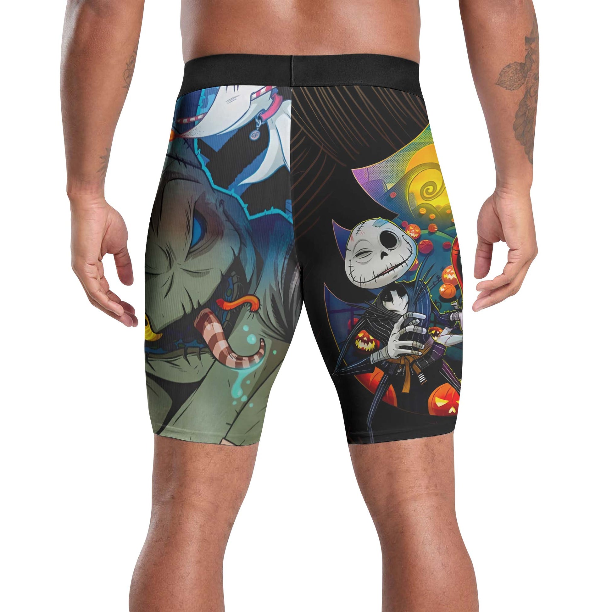 Oogie Boogie Christmas Compression Shorts