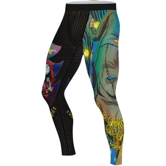 Oogie Boogie Christmas Men's Compression Leggings