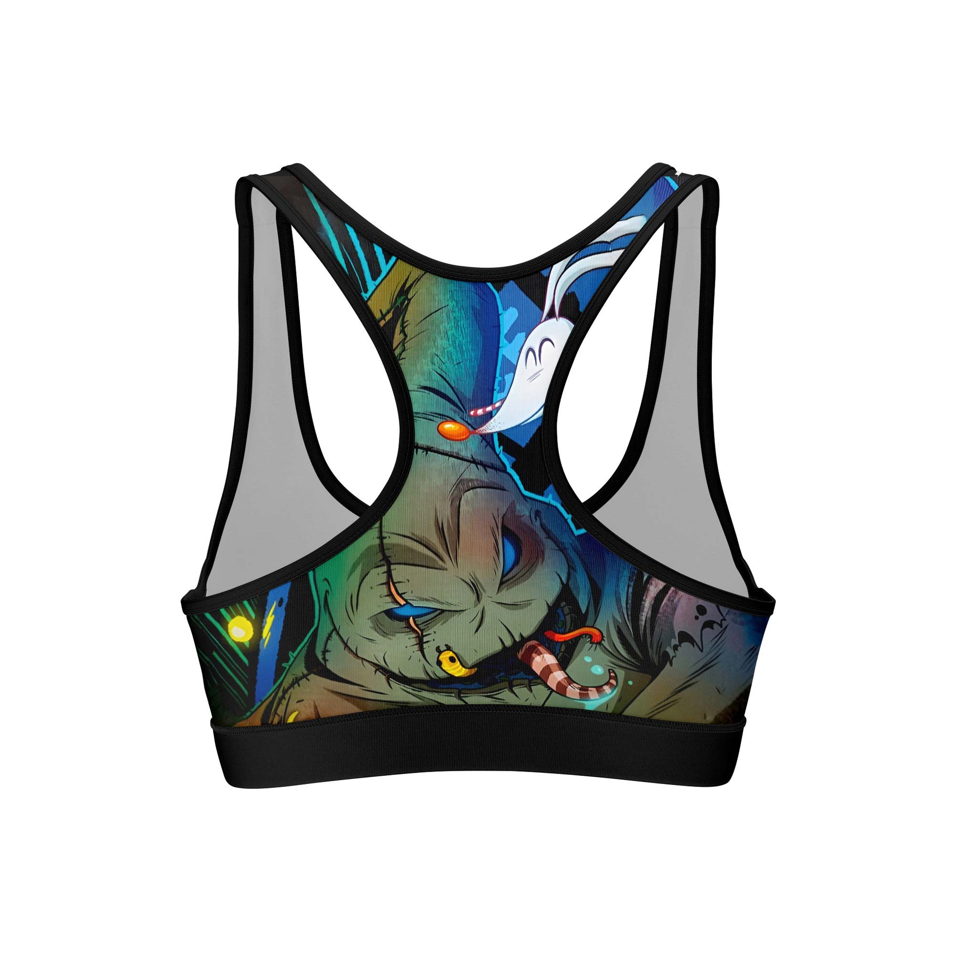 Oogie Boogie Christmas Women's Padded Sports Bra