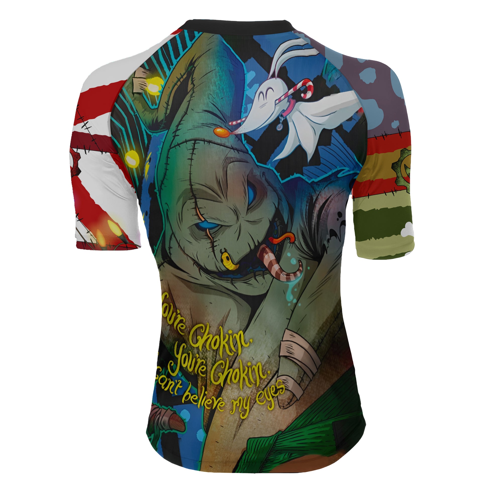 Oogie Boogie Christmas Women's Short Sleeve Rash Guard