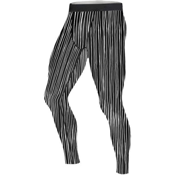 Outfit Jack Skellington Men's Compression Leggings - BattleFitGear