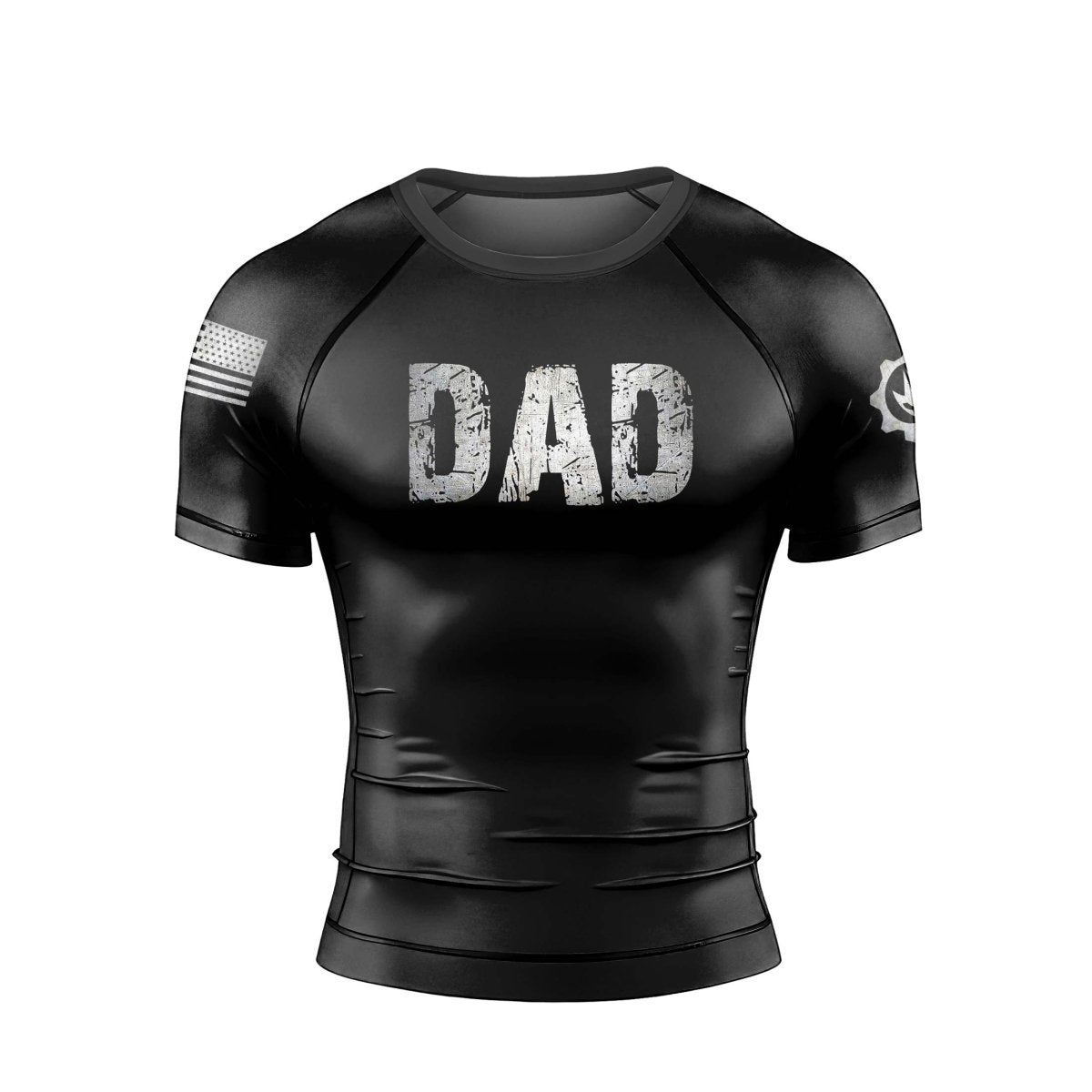 Papa Squatch Master Men's Short Sleeve Rash Guard - BattleFitGear