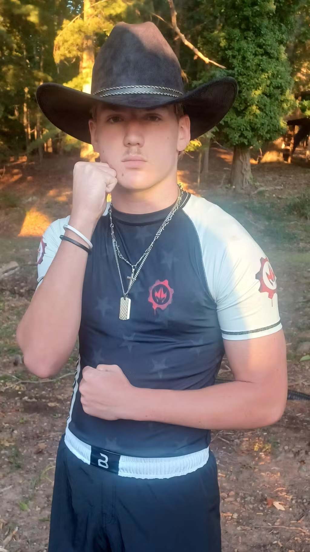 Personalized American Flag Black Short Sleeve Rash Guard