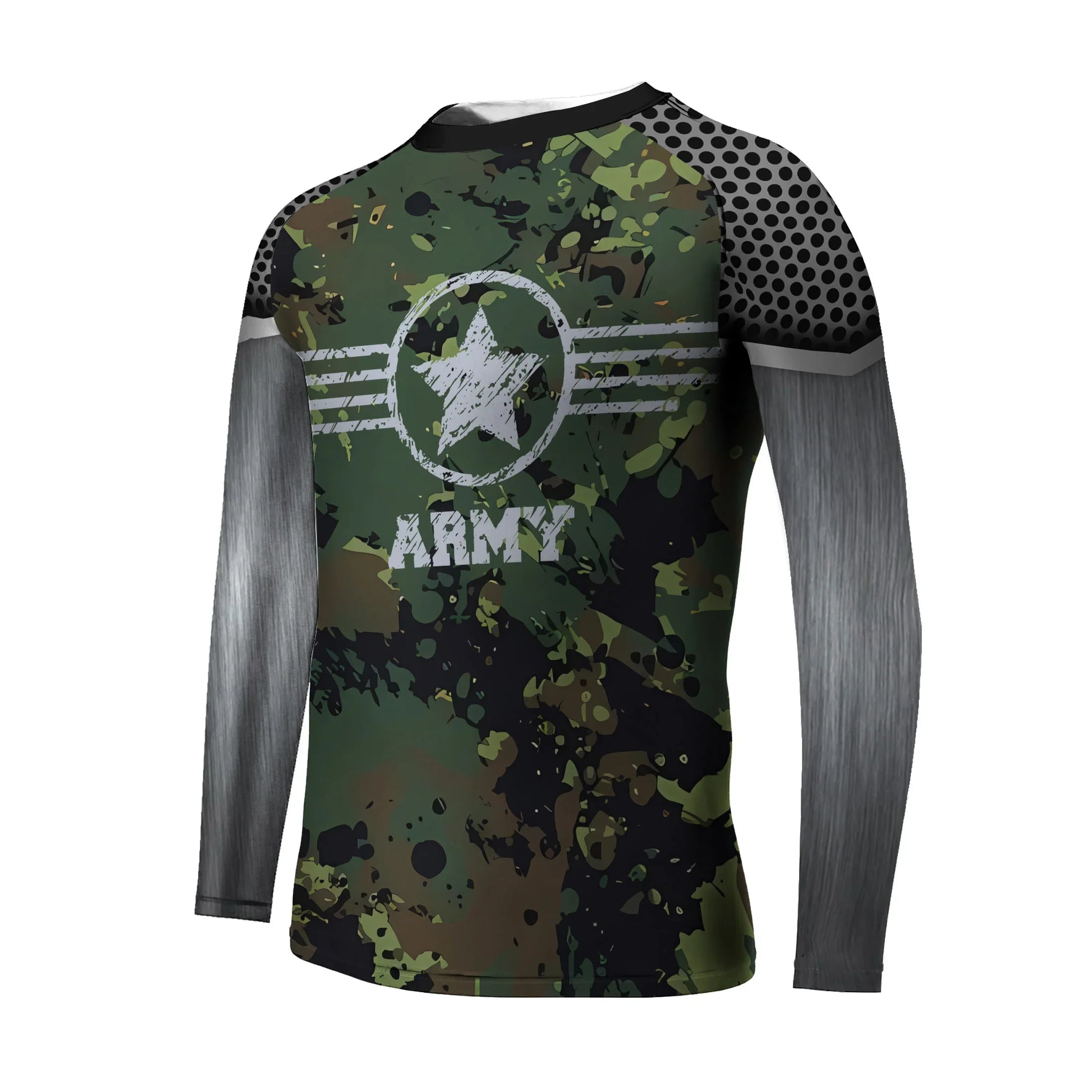 Personalized Jungle Army Kids Rash Guard