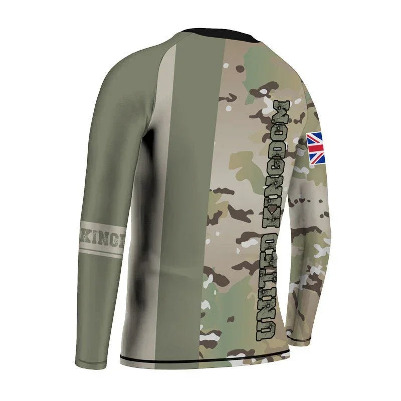 Great Britain Rash Guard Personalized UK Coat of Arms Kids Rash Guard | Kids Rash Guard