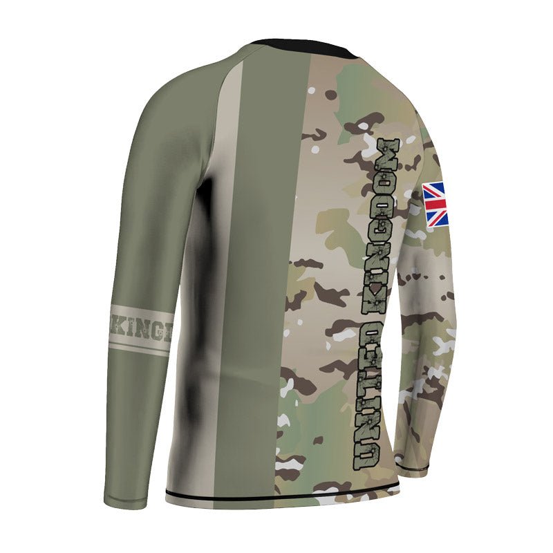 Personalized UK Coat of Arms Kids Rash Guard - BattleFitGear