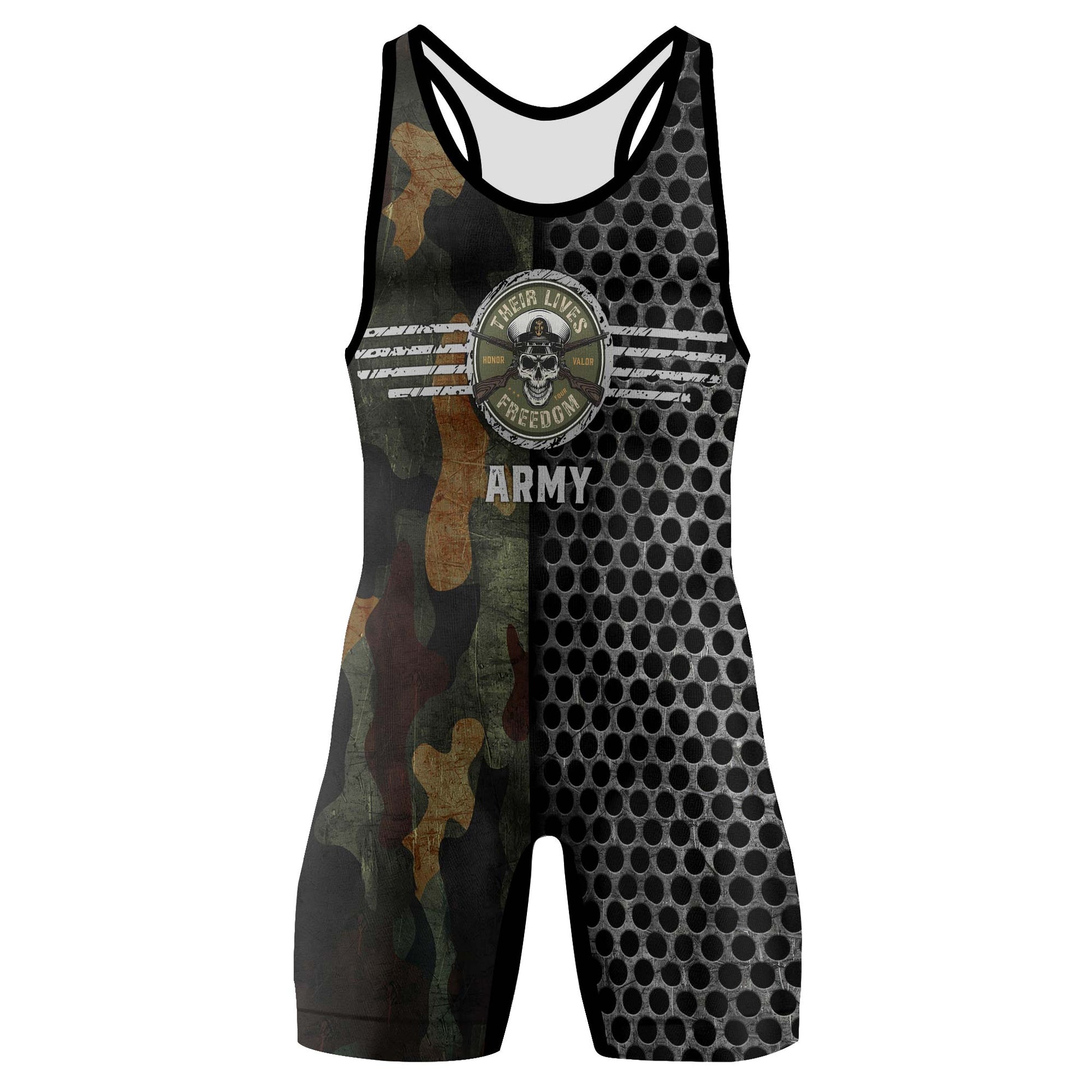Personalized US Navy Wrestling Singlets