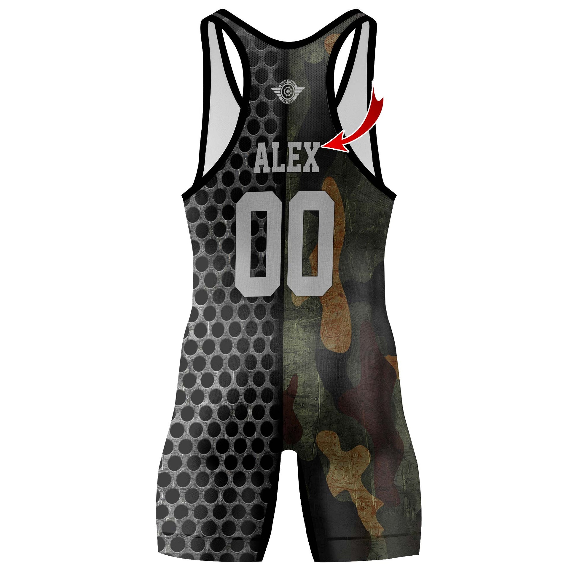 Personalized US Navy Wrestling Singlets