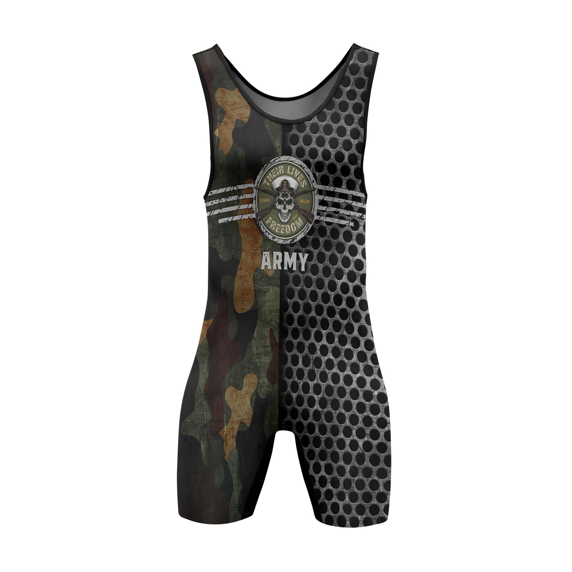 Personalized US Navy Wrestling Singlets
