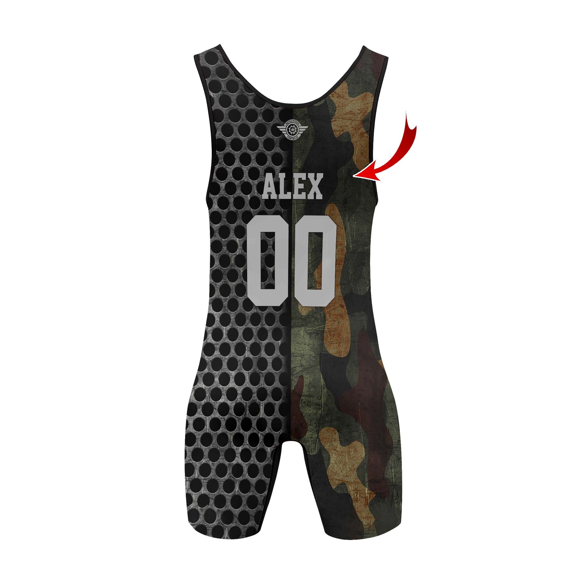 Personalized US Navy Wrestling Singlets