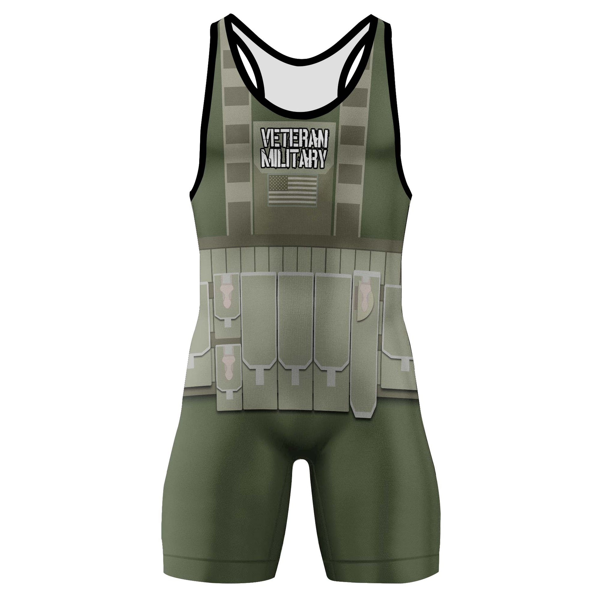 Personalized USA MACVSOG Veteran Wrestling Singlets