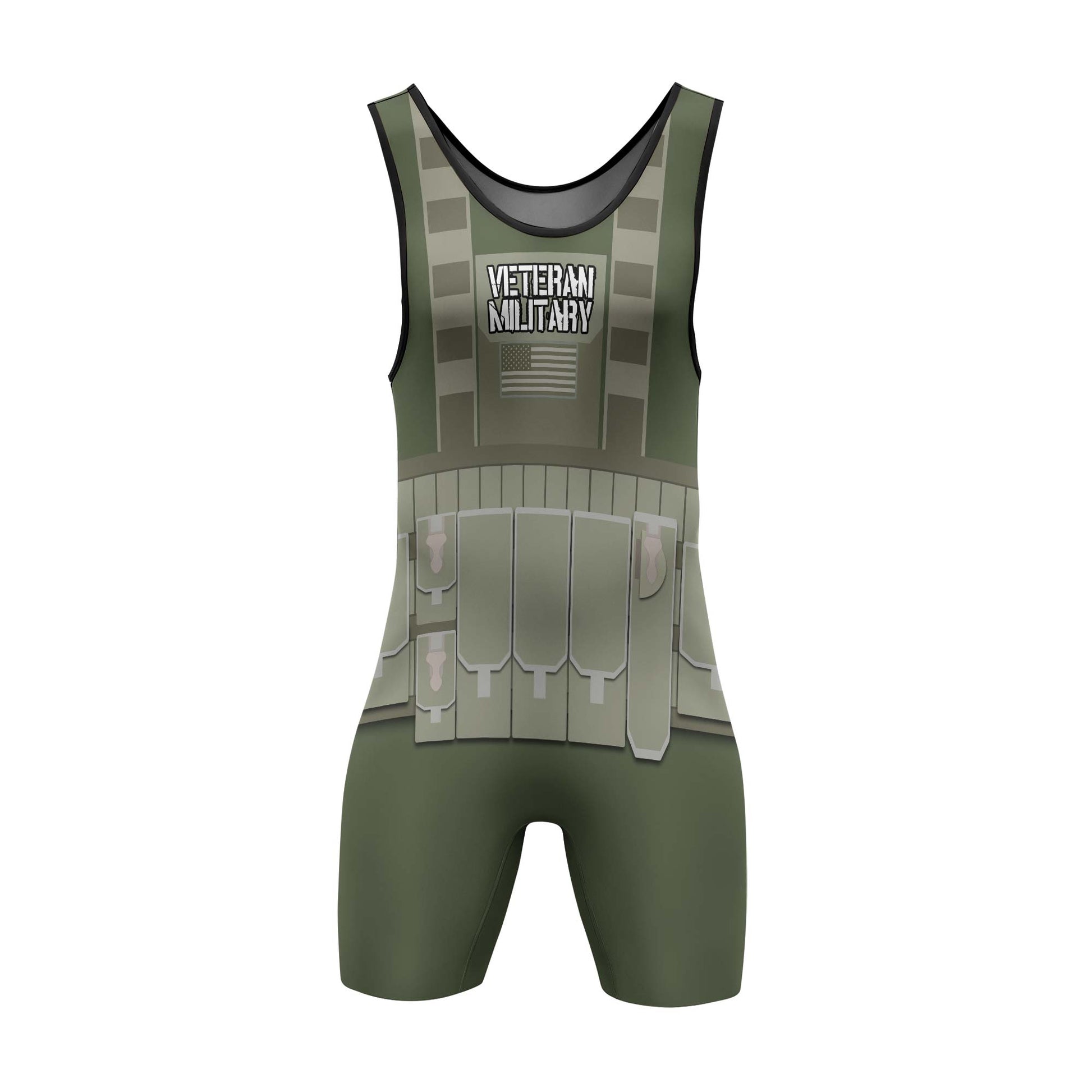 Personalized USA MACVSOG Veteran Wrestling Singlets