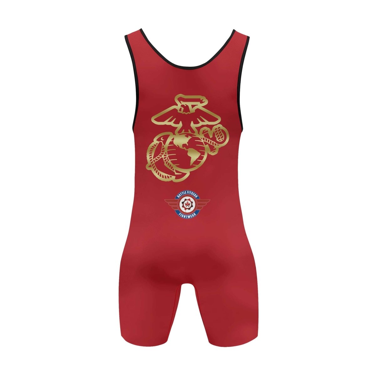 Personalized USA Marine Veteran Wrestling Singlets - BattleFitGear