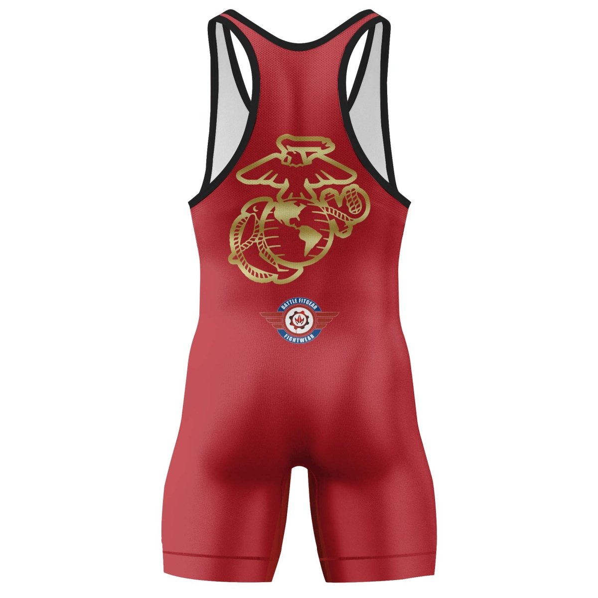 Personalized USA Marine Veteran Wrestling Singlets - BattleFitGear