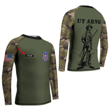 Personalized Utah ARNG Kids Rash Guard - BattleFitGear