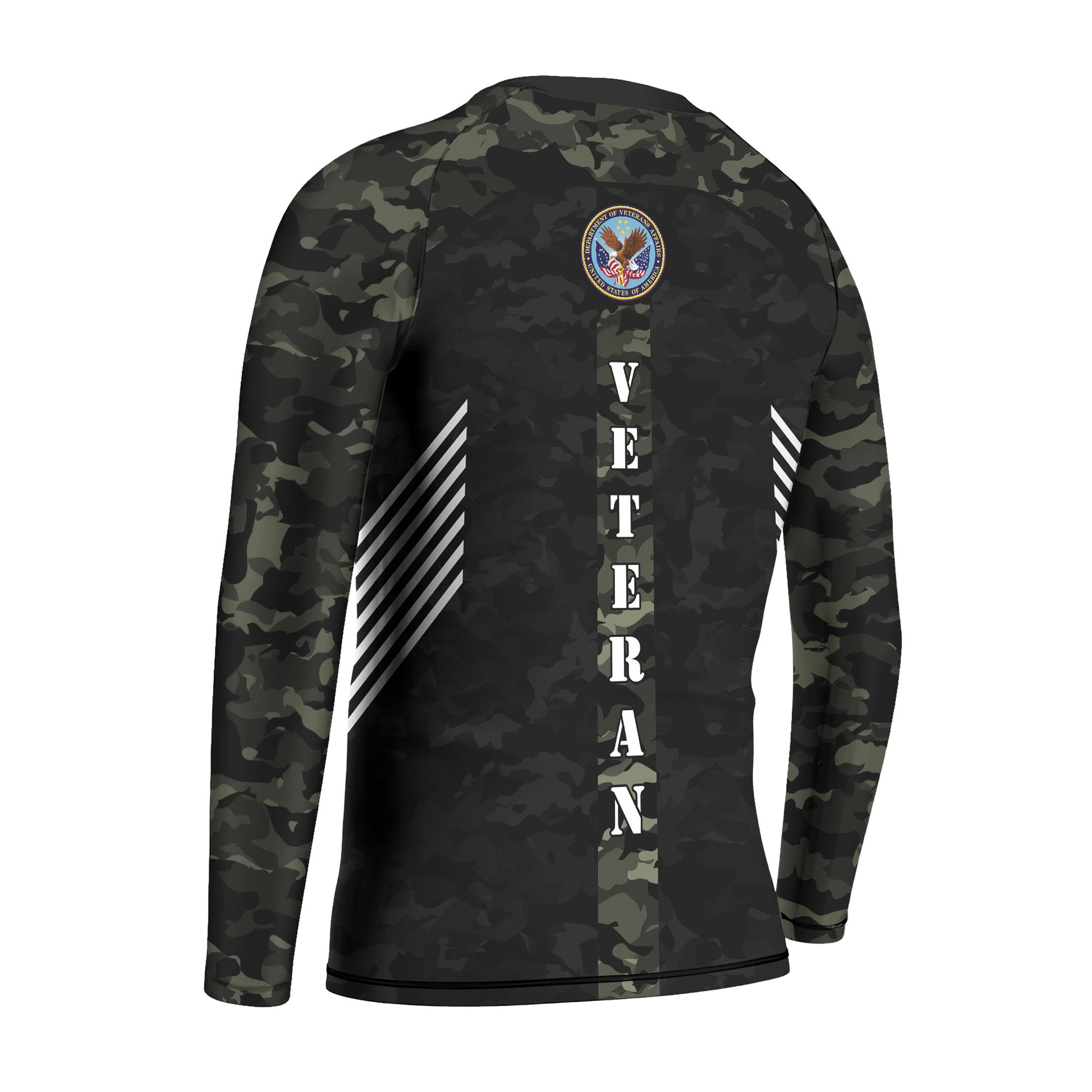 Personalized Veteran Kids Rash Guard