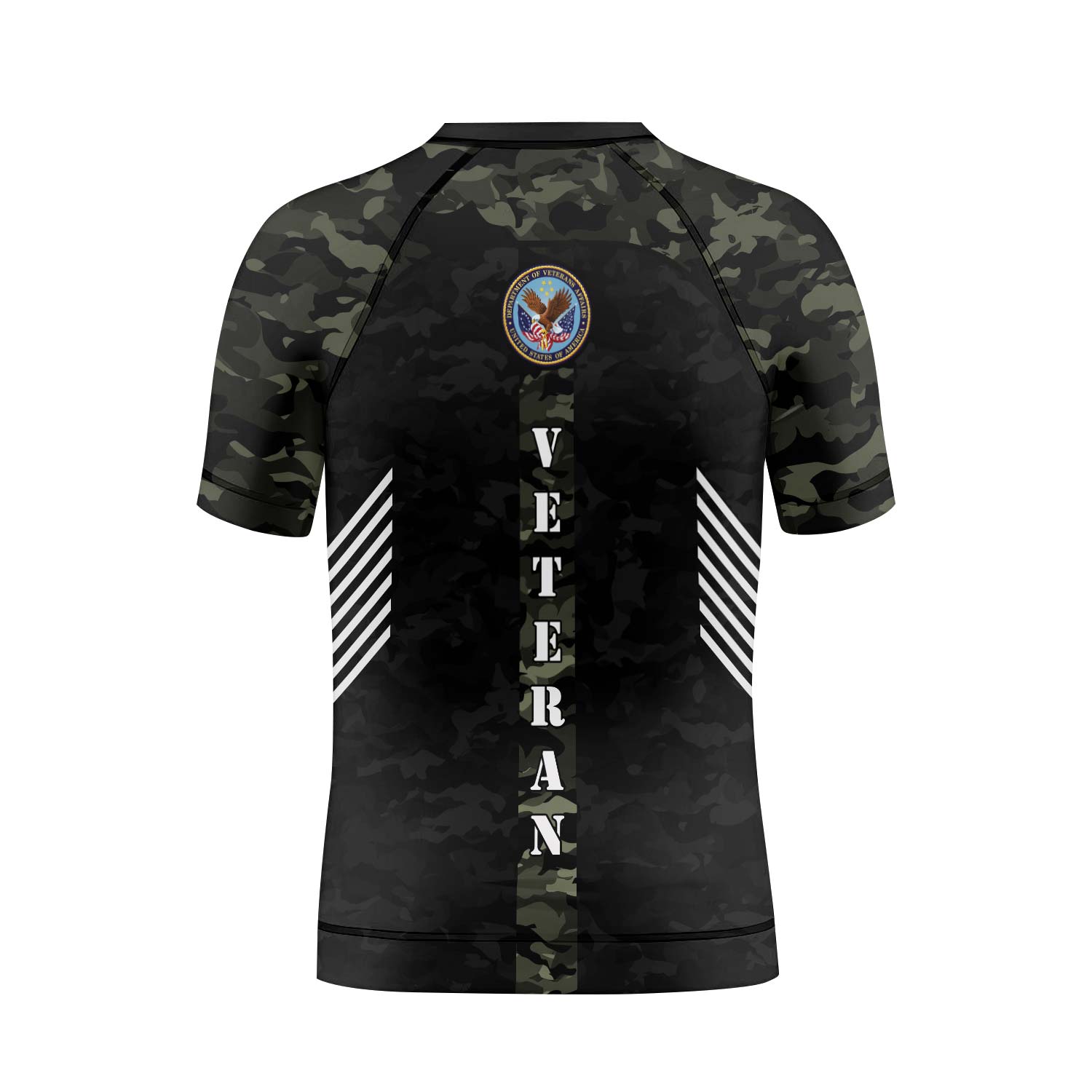 Personalized Veteran Kids Rash Guard
