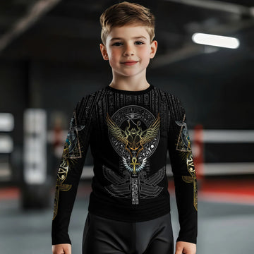 Pharaoh Sigil Kids Rash Guard